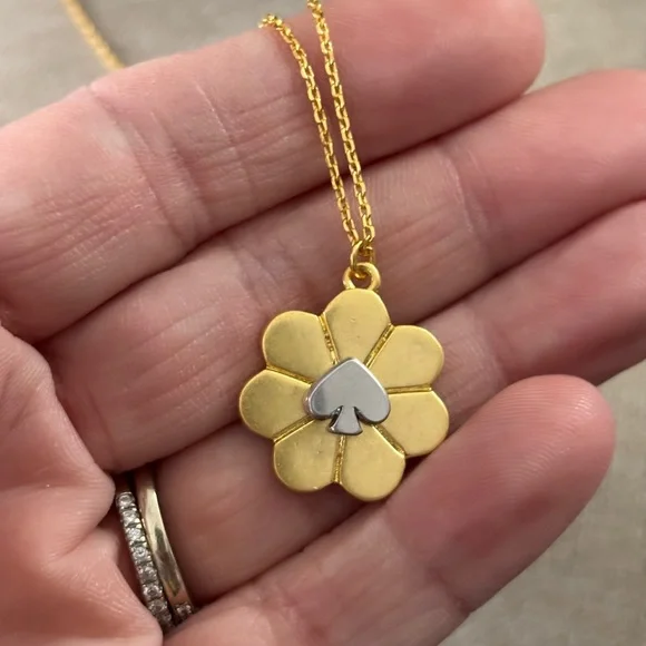 Kate Spade Garden Glam Pendant 16” NWT - Picture 4 of 5